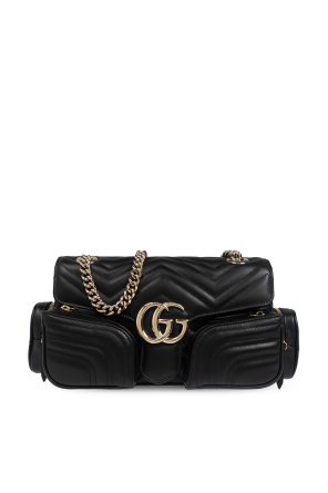 ショルダーバッグ・ポシェット GUCCI 'GG Marmont' small shoulder bag (798715AADPJ 1000) Black Shoulder bag Small GG Marmont Gucci - Vitkac Canada